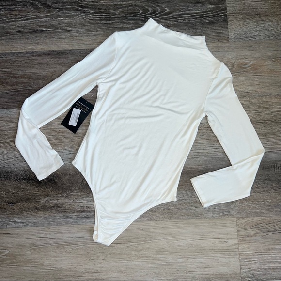 NWT NanaMacs mock neck long sleeve bodysuit - Picture 4 of 6